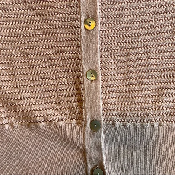 Sundance pink lightweight cardigan sweater - Picture 5 of 7